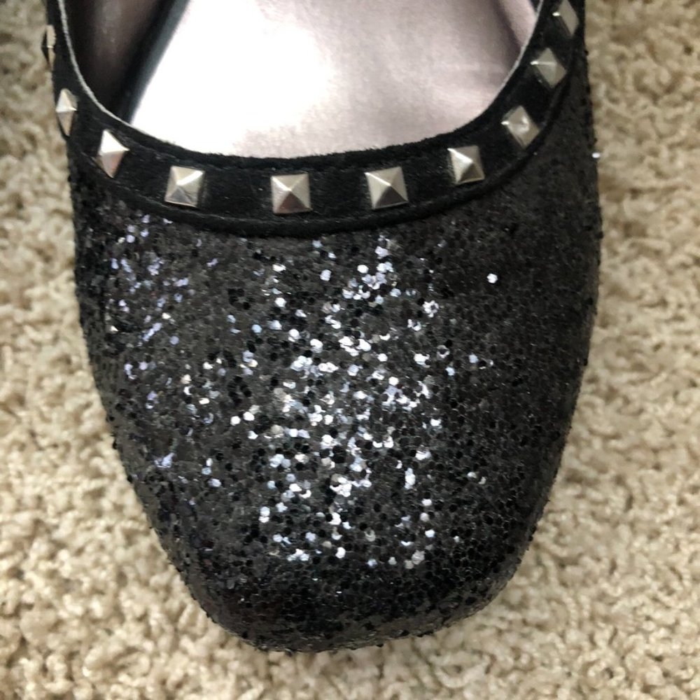 Sparkly Riveted Flats - Picture 2 of 5